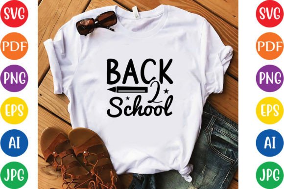 Back 2 School Graphics for T-Shirt Designs