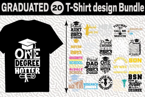 Graduate T-Shirt Bundle: Graphics & T-Shirt Designs