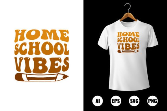 Homeschool Vibes T-shirt Design
