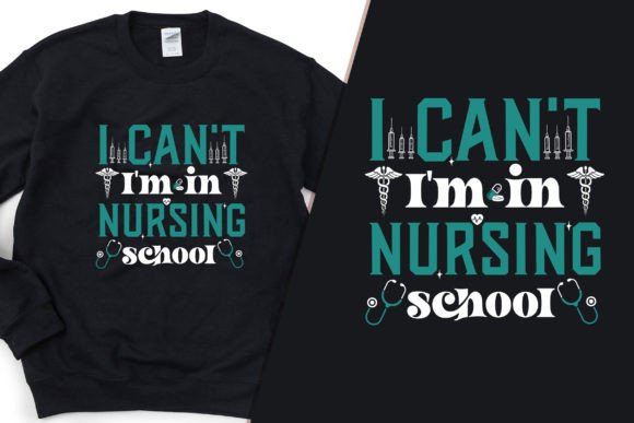 I’m in Nursing School SVG Graphics