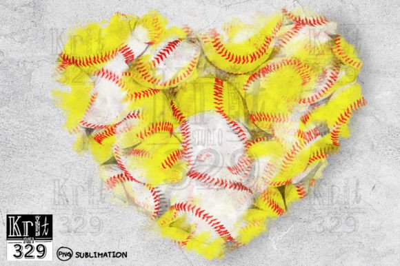 Love Baseball Softball PNG Background