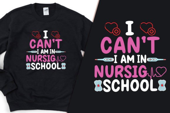 Nursing School Stylish T-Shirt Design Graphics
