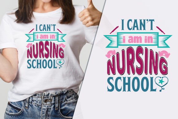 Nursing School Trendy T-shirt Design