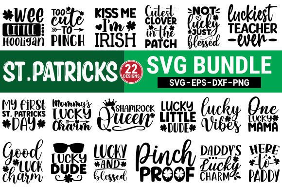 St.Patrick’s SVG Bundle: Graphics for Crafts & Seasonal Branding