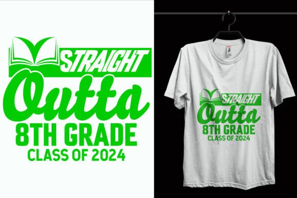 Straight Autta School T-Shirt Design: Graphics for Local Branding