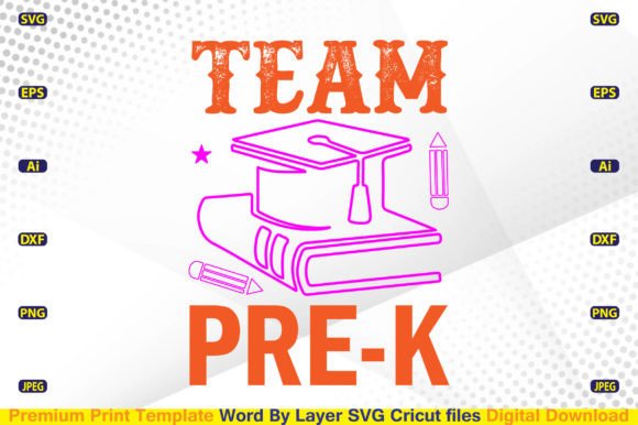 Team Pre-K SVG: Graphics and Crafts for Creative Publishing