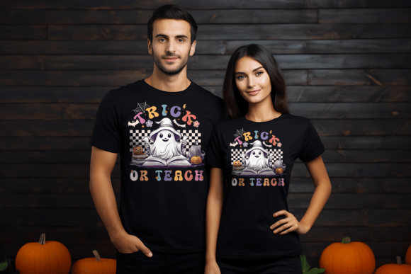 Trick or Teach Groovy Halloween: Graphics & Print Templates